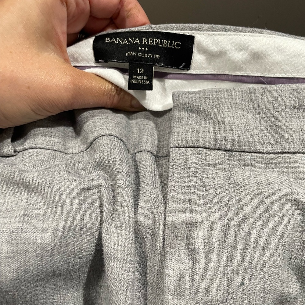 Grey Heather Banana Republic Dress Pants